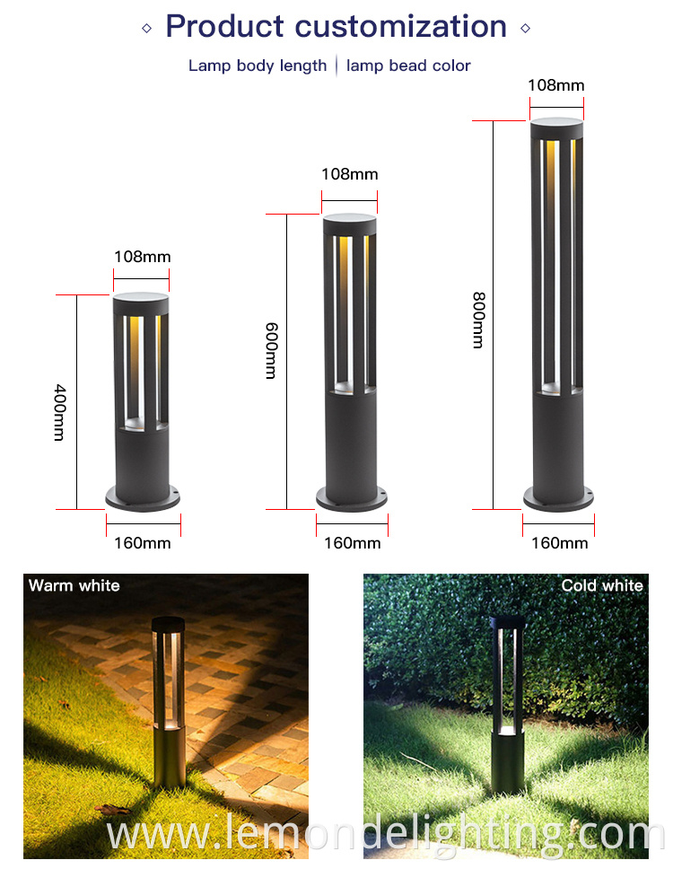 LED Garden Bollard Light